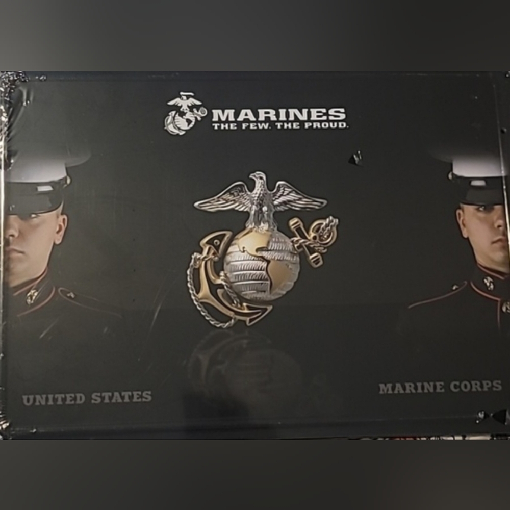 🫡United States Marine Corps Novelty Metal Wall Sign🫡
